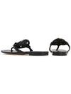 Jeweled Miller Flip Flops Black - TORY BURCH - BALAAN.