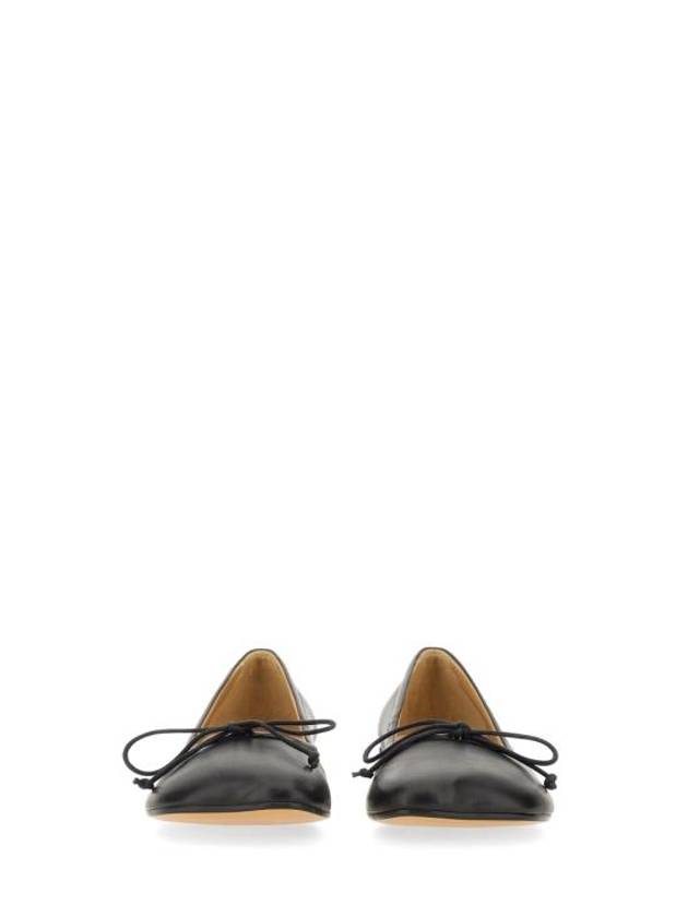 Anatomic Leather Ballerina Flats Black - MAISON MARGIELA - BALAAN 5