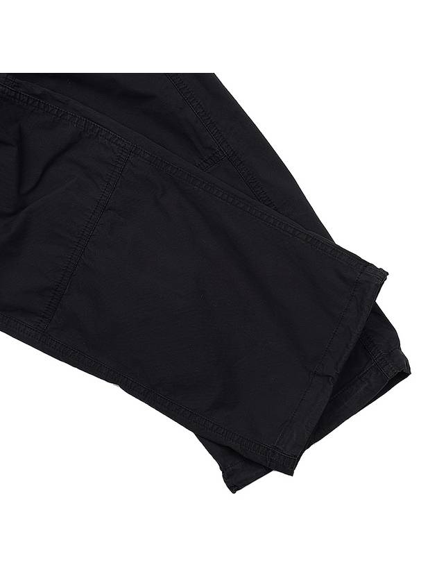 Pantaloni Comfort Fit Cargo Straight Pants Black - STONE ISLAND - BALAAN 7