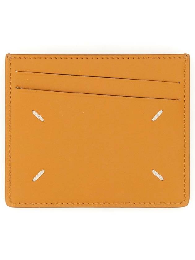 Stitch Diagonal Card Wallet Mustard - MAISON MARGIELA - BALAAN 2