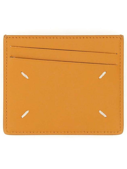 Stitch Diagonal Card Wallet Mustard - MAISON MARGIELA - BALAAN 2