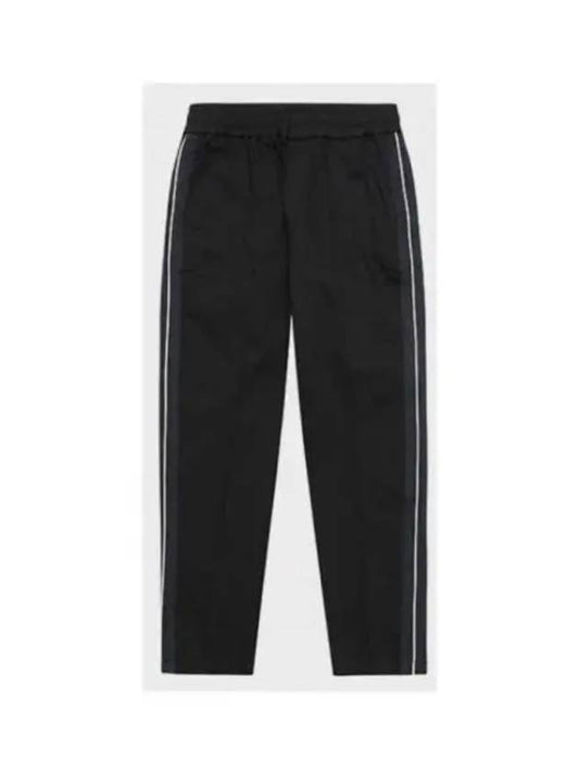 Triangle Logo Stripe Straight Pants Black - PRADA - BALAAN 2