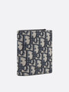 Compact Vertical Oblique Jacquard Card Wallet Black Beige - DIOR - BALAAN 3