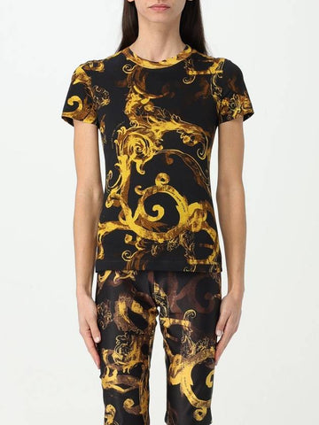 T-shirt Versace Jeans Couture stampata - VERSACE - BALAAN 1