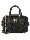 Matelasse Nappa Leather Top Handle Mini Bag Black - MIU MIU - BALAAN 2