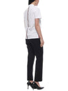 Classic Pique Center Back Stripe Relaxed Fit Short Sleeve Polo Shirt White - THOM BROWNE - BALAAN 7