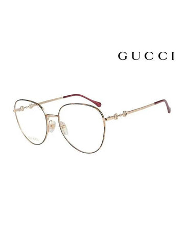 Glasses Frame GG0880O 005 Square Metal Men Women Glasses - GUCCI - BALAAN.