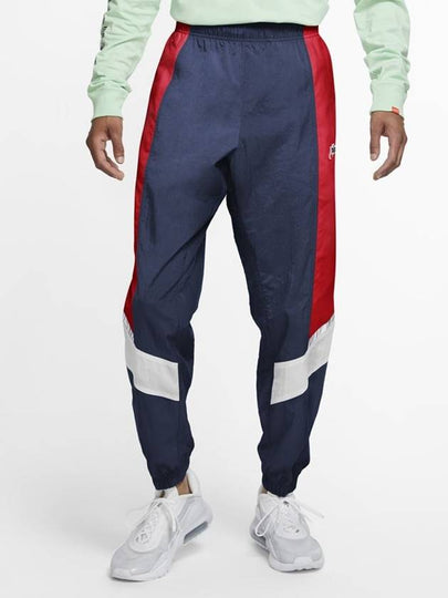 Heritage Windrunner Woven Straight Track Pants Navy - NIKE - BALAAN 2