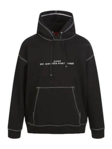 stitched pocket hood - HUGO BOSS - BALAAN 1