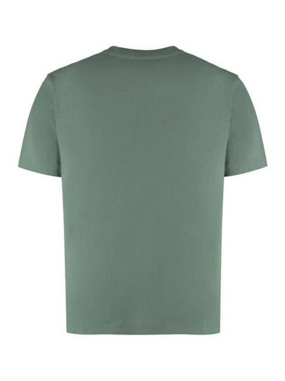 Cotton Short Sleeve T-Shirt Green - BOTTEGA VENETA - BALAAN 2