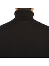 Wappen Patch Virgin Wool Turtleneck Black - STONE ISLAND - BALAAN 8