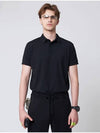 AM41TH01 Polo shirt top_black - ATHPLATFORM - BALAAN 1