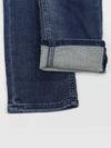 Slim fit damage blue washed jeans JN143 - IKALOOOK - BALAAN 8