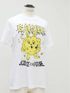 yellow rabbit graphic short sleeve t-shirt - GANNI - BALAAN 4