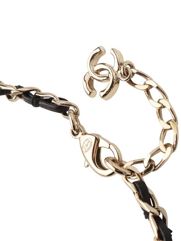 CC Crystal Lambskin Chain Bracelet 34229 - CHANEL - BALAAN 5