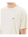 Tennis Crew Neck Short Sleeve T-Shirt White - AUTRY - BALAAN 4