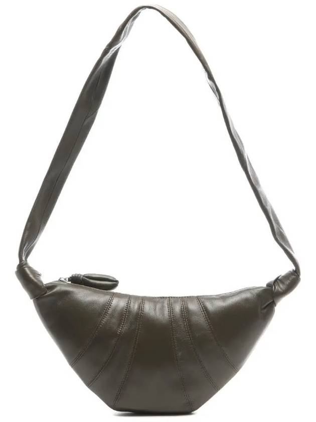 Croissant Small Nappa Leather Cross Bag Dark Chocolate - LEMAIRE - BALAAN 2