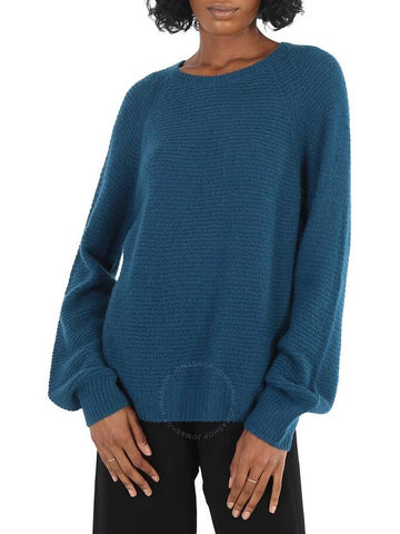 Max Mara Gazza Sweater In Turquoise, Size Large - MAX MARA - BALAAN 1