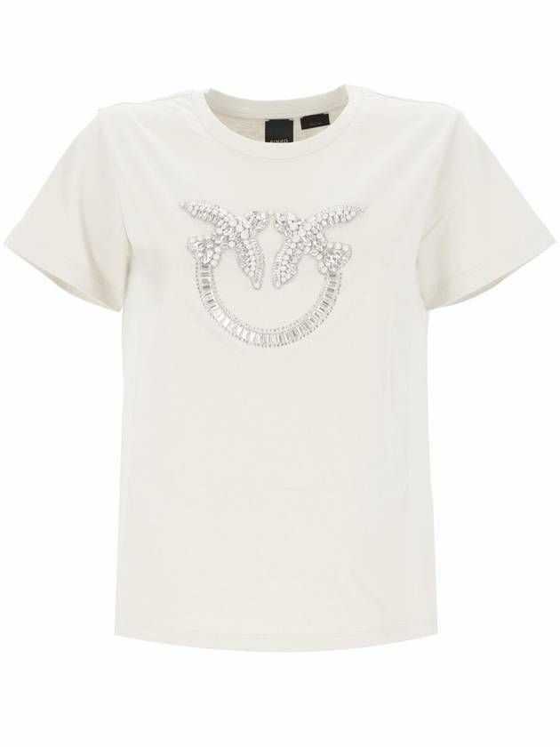 Pinko White Cotton T-Shirt - PINKO - BALAAN 1