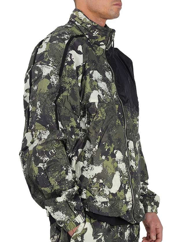 Marcelo Burlon Camouflage-print Logo Windbreaker, Size X-Small - MARCELO BURLON - BALAAN 3