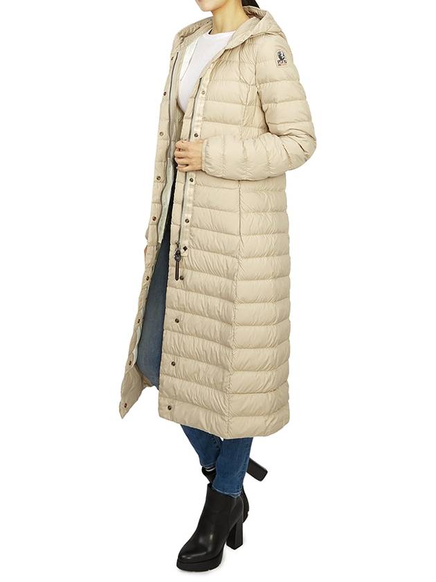 Women's Omega Hooded Long Padding Beige - PARAJUMPERS - BALAAN 8