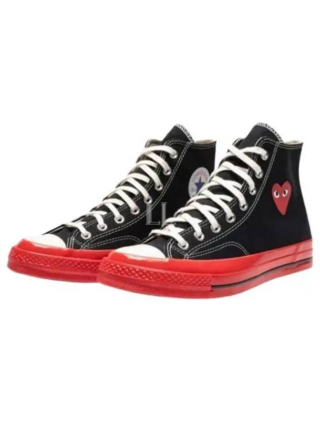 Chuck 70 High Top Sneakers P1 K124 1 Black - COMME DES GARCONS - BALAAN 2