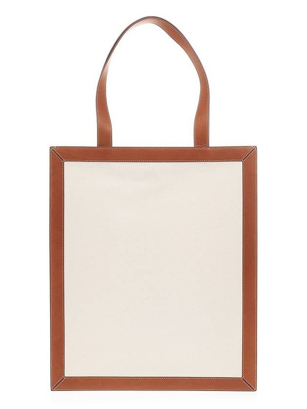 Logo Print Canvas Tote Bag Ivory - JIL SANDER - BALAAN 4