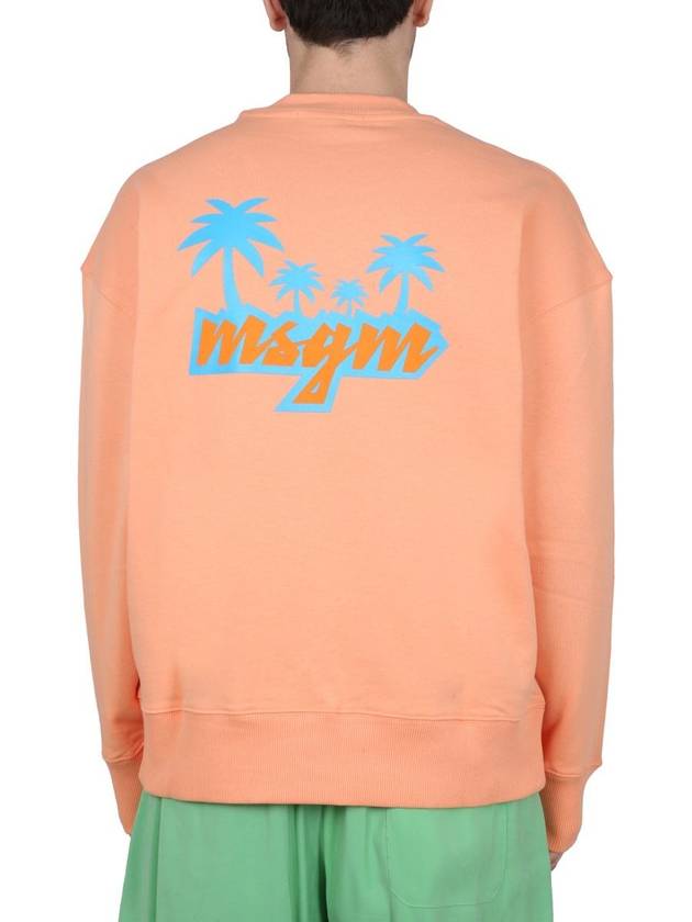 23 ss Crew Neck Sweatshirt WITH Logo 3440MM19223700010 B0040207360 - MSGM - BALAAN 4