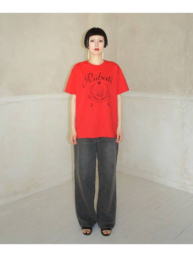 Pearl Oyster Retro Tshirt VINTAGE RED - RUBATI - BALAAN 3