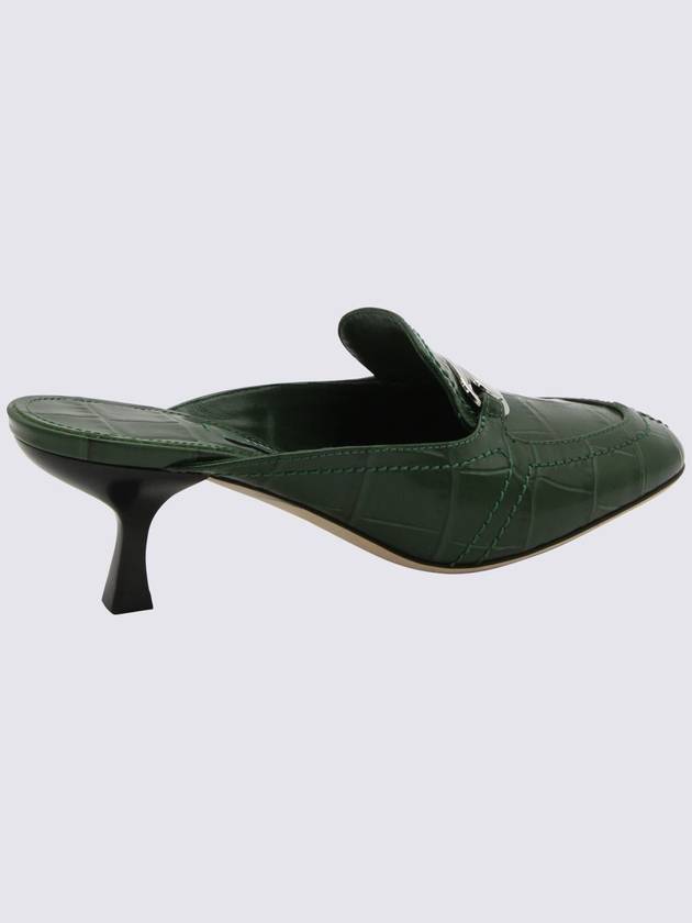 Ferragamo With Heel Green - SALVATORE FERRAGAMO - BALAAN 4