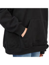 Women's Care Label Hooded Top Black - BALENCIAGA - BALAAN.