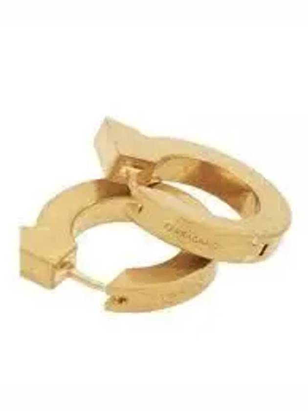 Gancini Hoop Earrings Gold - SALVATORE FERRAGAMO - BALAAN 2