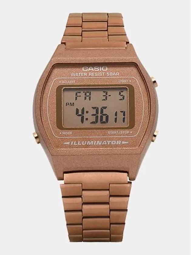 B640WC 5ADF B640WC 5A Rose Gold Digital Metal Watch - CASIO - BALAAN 5