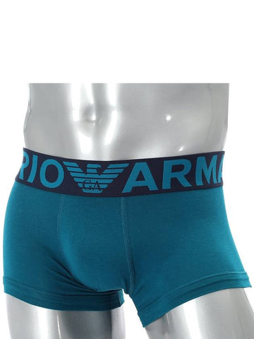 Mega Logo Stretch Cotton Trunk Underwear 111389 2F516 21932 - EMPORIO ARMANI - 1