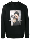 Brutus Neoprene Sweatshirt Black - NEIL BARRETT - BALAAN 3