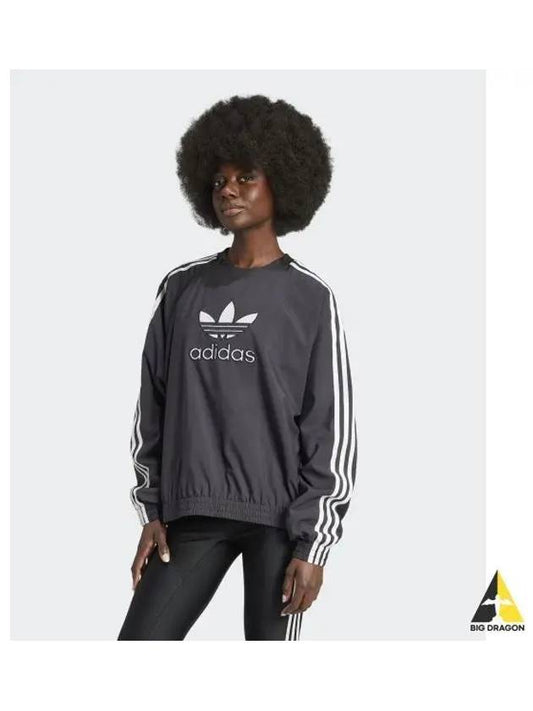 adidas ADILENIUM 2 Crew Sweatshirt Black JM9269 - ADIDAS - BALAAN 1