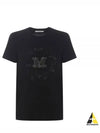 Women's Elmo Logo Detail Short Sleeve T-Shirt Black - MAX MARA - BALAAN 2