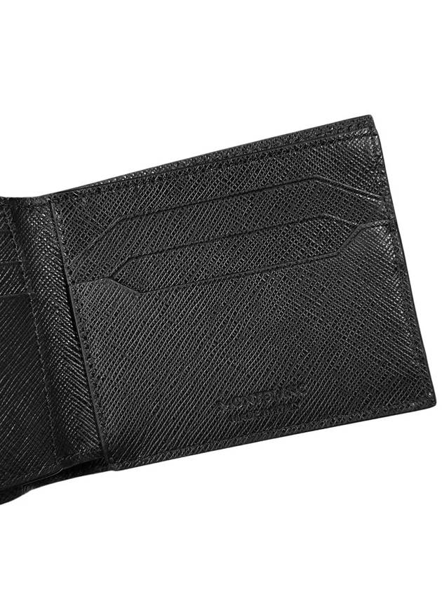 Sartorial 2 View Pocket 6CC Half Wallet Black - MONTBLANC - BALAAN 8