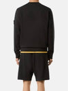 Compass Patch Cotton Sweatshirt Black - STONE ISLAND - BALAAN 8