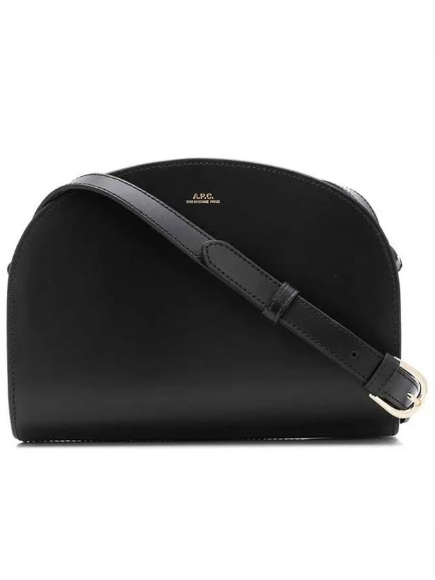 Demi Lune Half Moon Cross Bag Black - A.P.C. - BALAAN 2