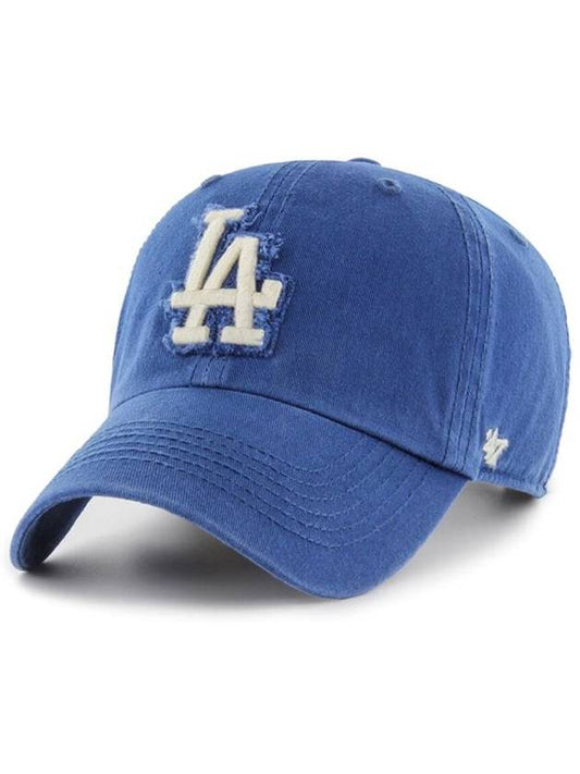 LA Big Logo Baseball Cap MLB Hat Premium Line Ball Vintage Patch - 47BRAND - BALAAN 1