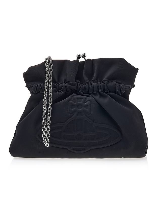 Eva Chain Small Clutch Bag Black - VIVIENNE WESTWOOD - BALAAN 2