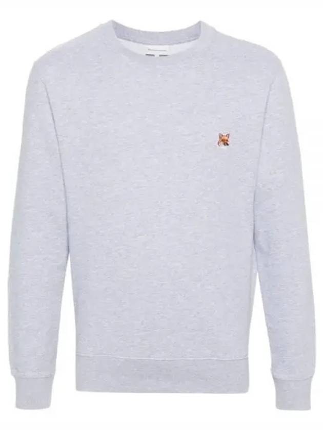 Fox Head Patch Regular Sweatshirt Light Grey Melange - MAISON KITSUNE - BALAAN 2