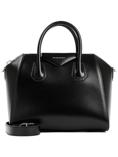 Antigona Leather Small Tote Bag Black - GIVENCHY - BALAAN 2