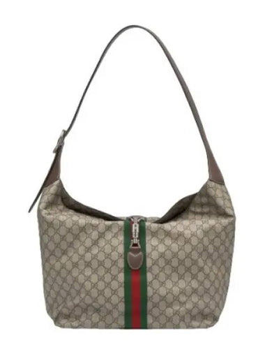 Medium Jackie GG Supreme Shoulder Bag Beige - GUCCI - BALAAN 1