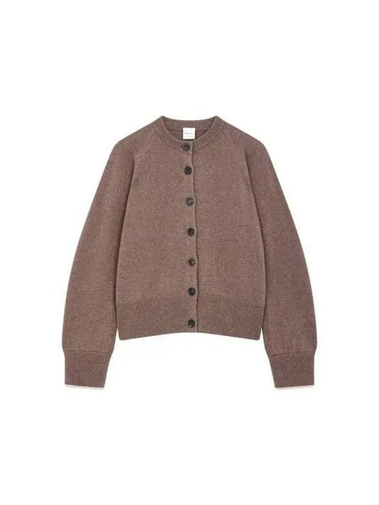 KOREA EXCLUSIVE Women s Raglan Sleeve Button Cardigan Dark Brown - PAUL SMITH - BALAAN 1