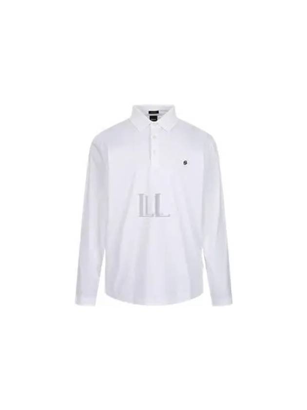 Florian Polo Long Sleeve T-Shirt White - J.LINDEBERG - BALAAN 2