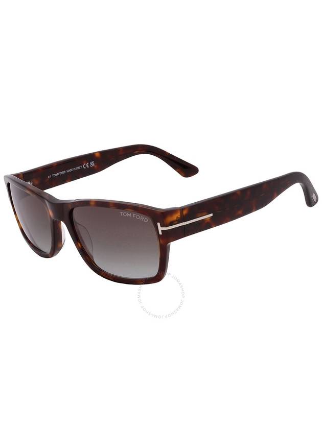 Tom Ford Mason Smoke Gradient Rectangular Men's Sunglasses FT0445 52B 56 - TOM FORD - BALAAN 3