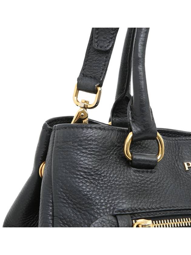 Vitello Phoenix Tote Dino Boston Black Cross Bag 1BG044 - PRADA - BALAAN 5