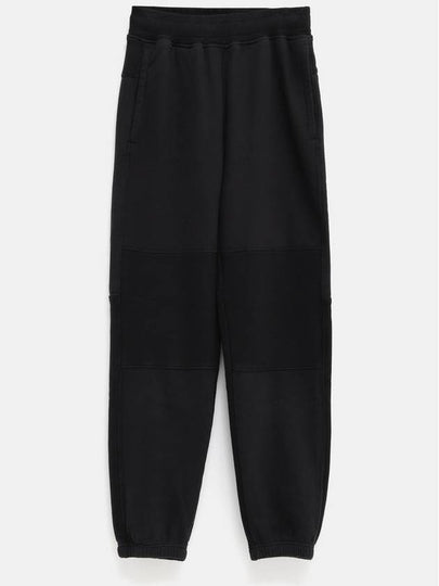 Logo Patch Cotton Track Pants Black - STONE ISLAND - BALAAN 2